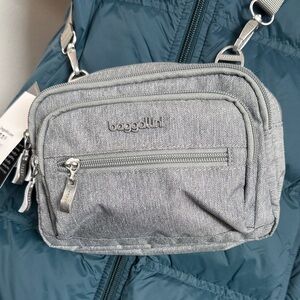 Baggallini Silver Crossbody Bag